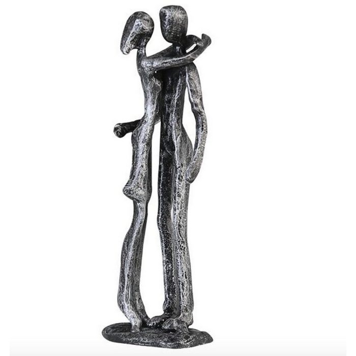 Clayre & Eef Dekoobjekt Themen Figur Skulptur mit Spruch und Weisheit UMARMUNGEN SIND S
