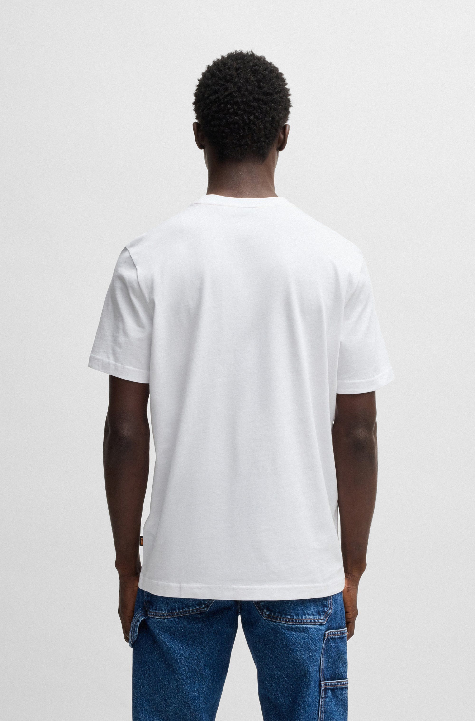 BOSS ORANGE T-Shirt Te Dunetrace mit großem Fotodruck günstig online kaufen