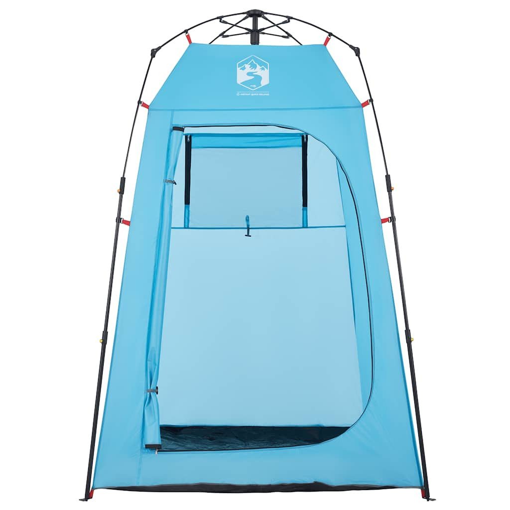 furnicato Faltzelt Sichtschutzzelt Blau Quick Release Wasserdicht, (1 tlg)