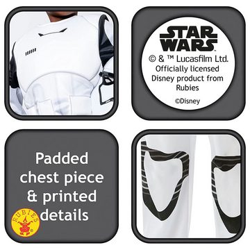 Rubie´s Kostüm Stormtrooper Star Wars Deluxe Kinderkostüm, Sturmtruppler Overall, Stormtrooper Kinderkostüm M