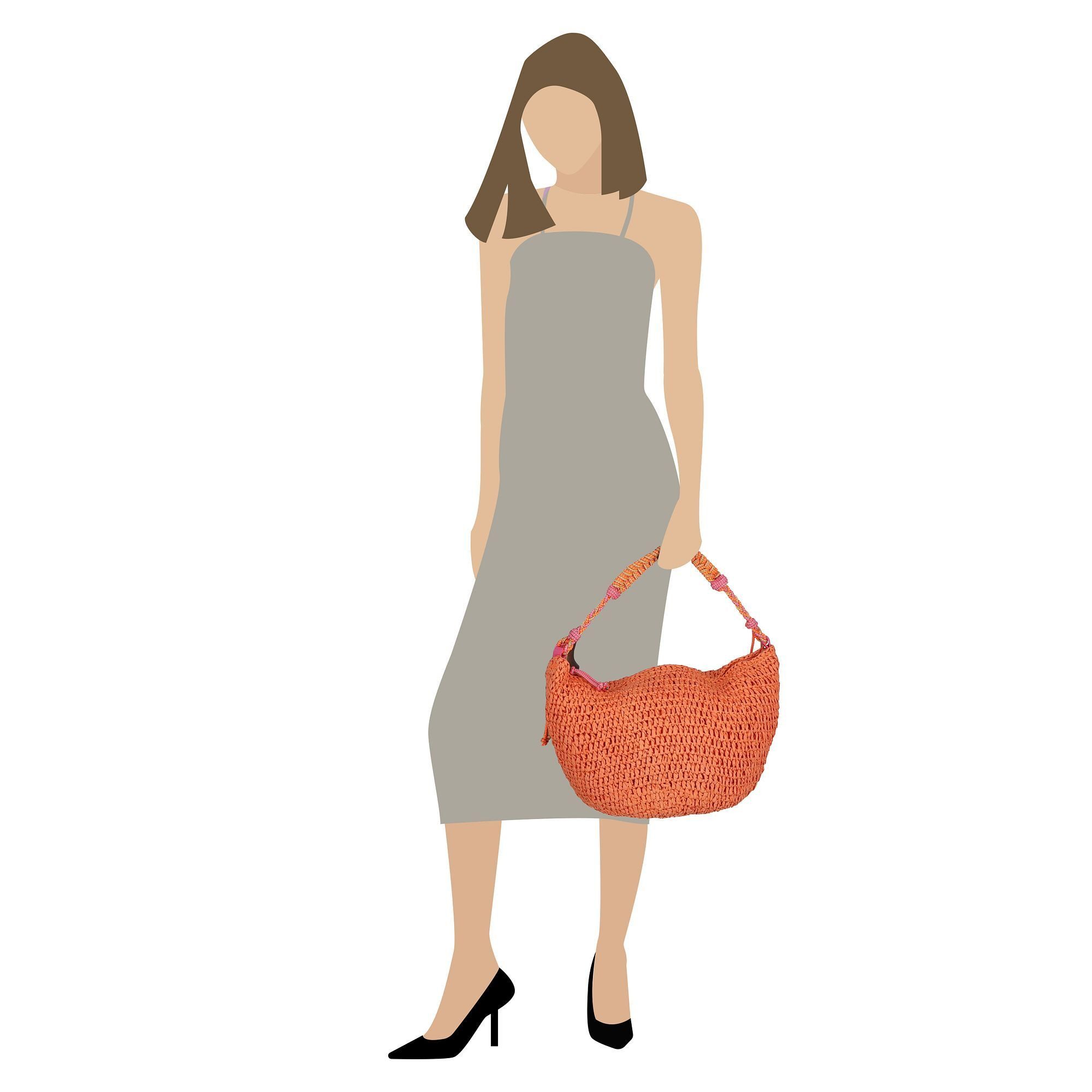 Esprit Schultertasche, Papier