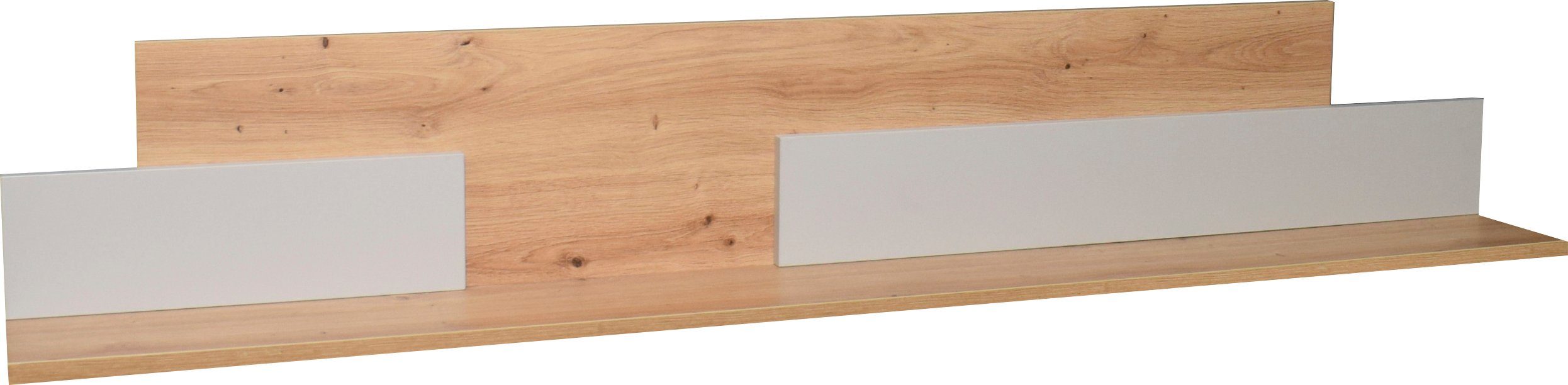 Klassische Marke Mäusbacher Wandboard Nele, Breite kreidegrau cm matt 150 lack/asteiche