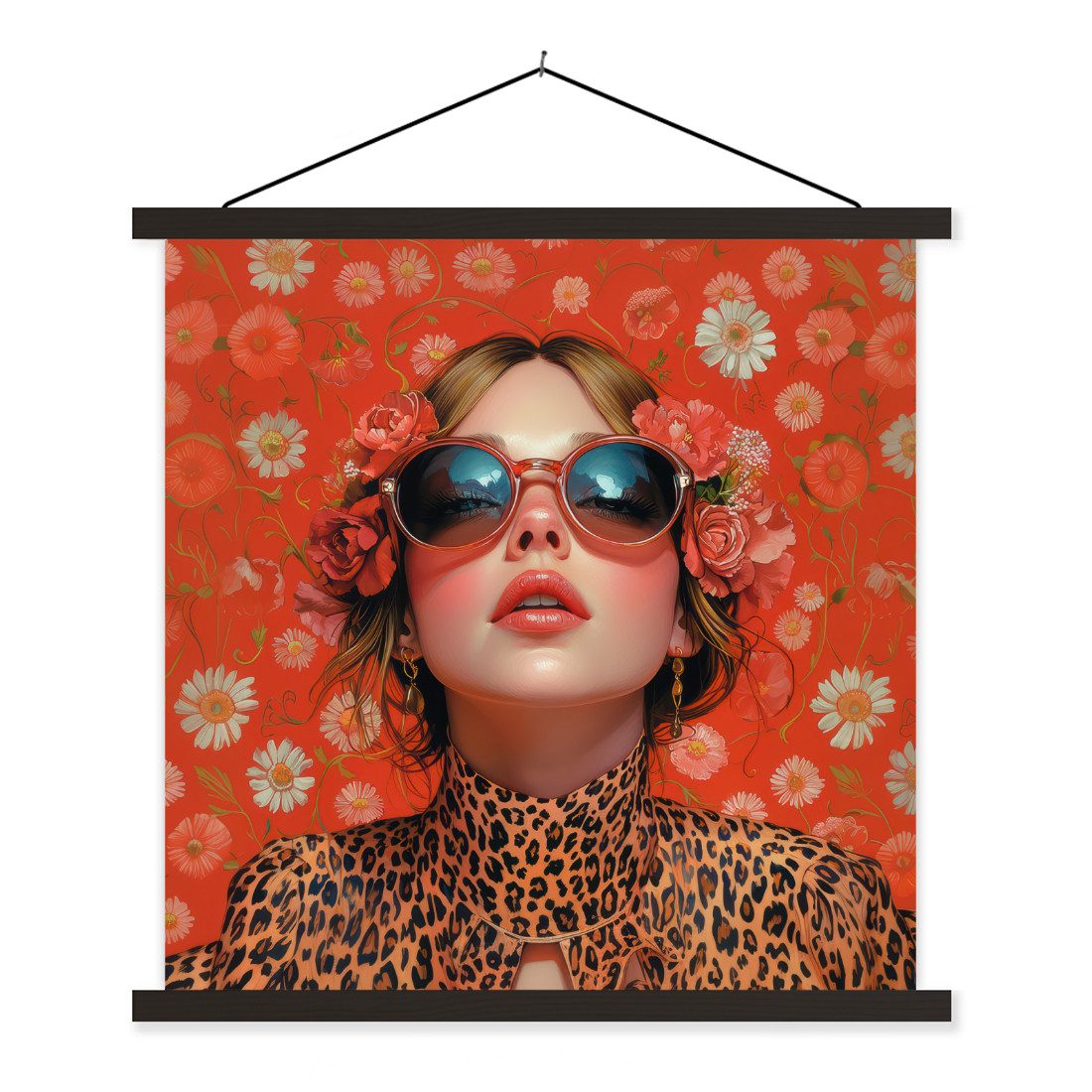 MuchoWow Poster Frau - Bunt - günstig online kaufen