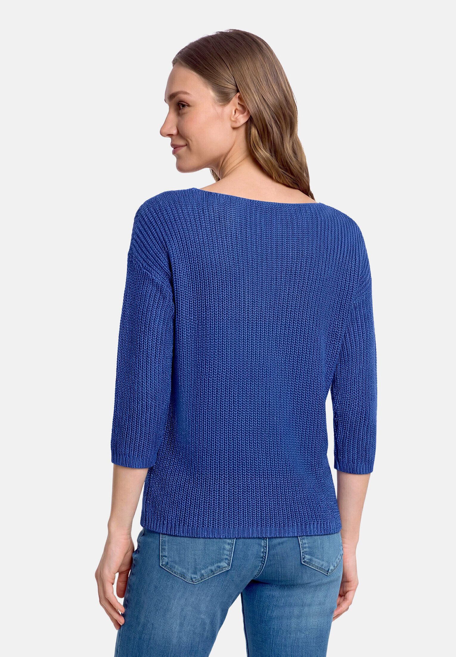 Betty Barclay Strickpullover Damen mit Rippenstruktur (1-tlg)