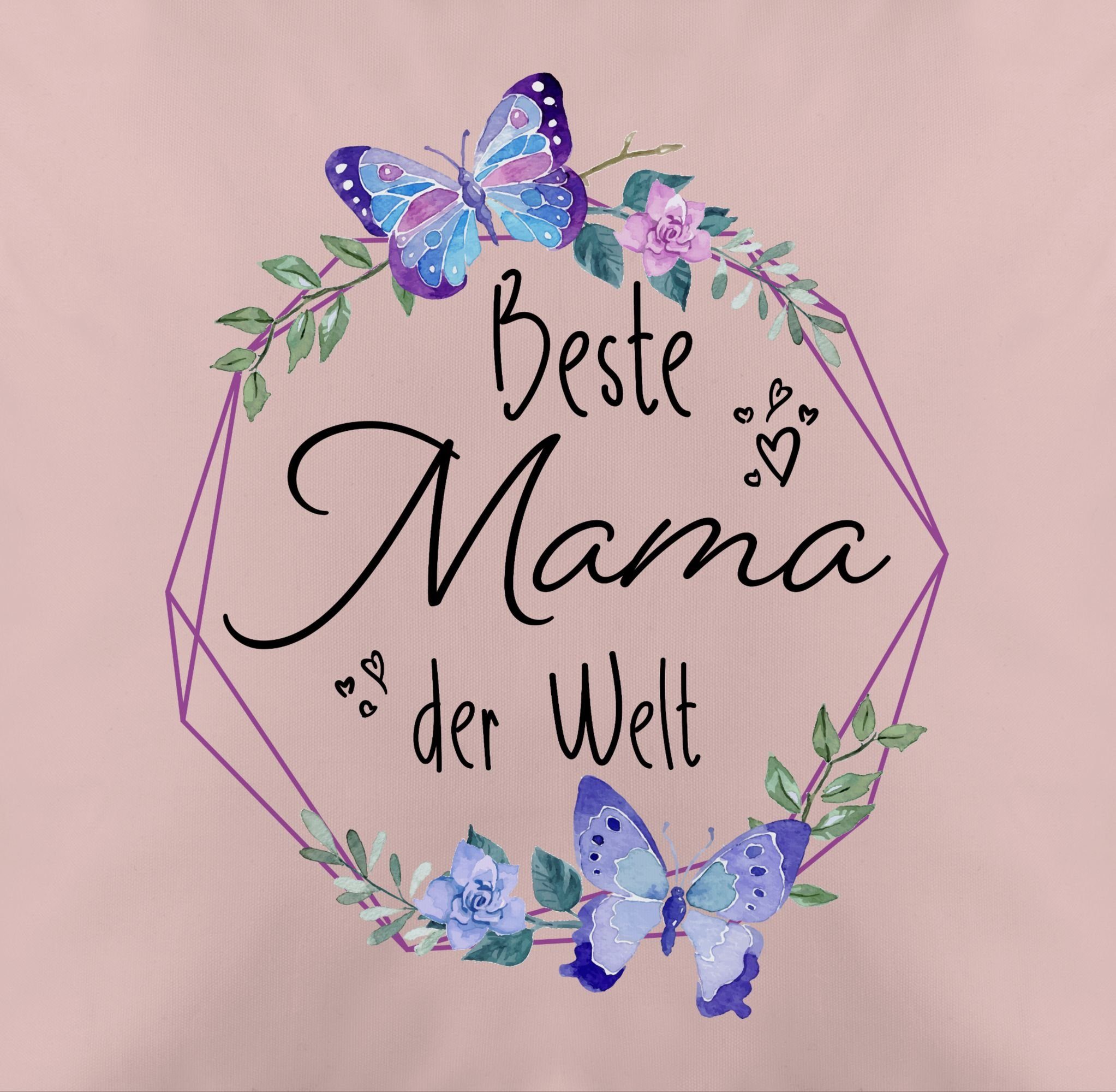 Muttertagsgeschenk der Welt Beste II, Mama Dekokissen Shirtracer