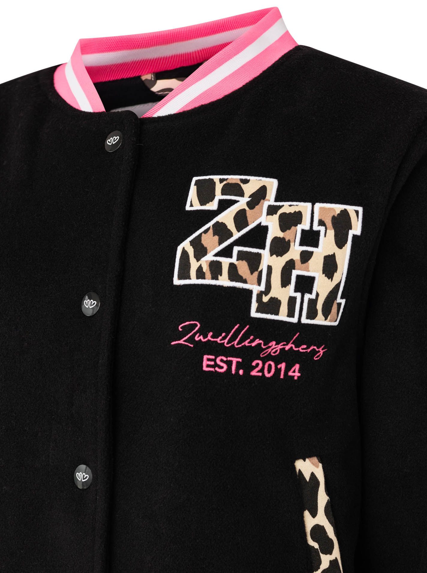 Zwillingsherz Bomberjacke College Leo