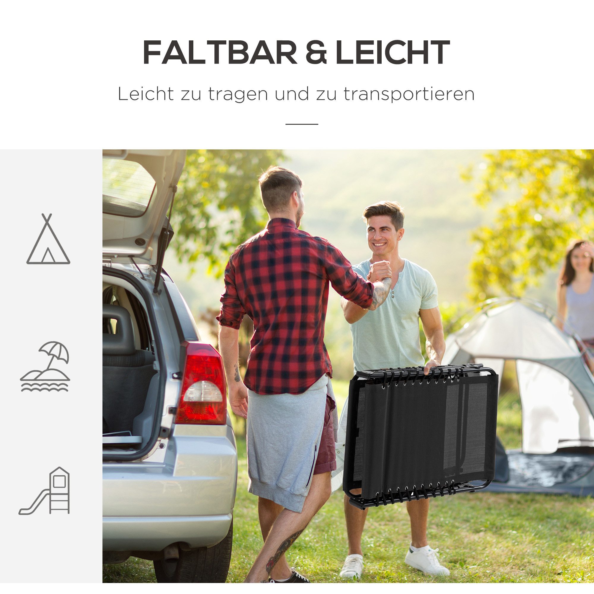 MC Star Gartenliege Chaise klappbar Sonnenliege günstig online kaufen