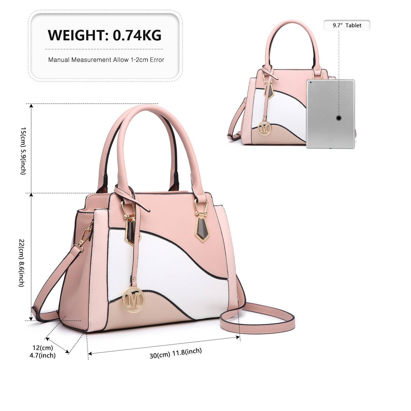 Miss Lulu Handtasche Damen Retro Umhängetasche mit Streifen-Design günstig online kaufen