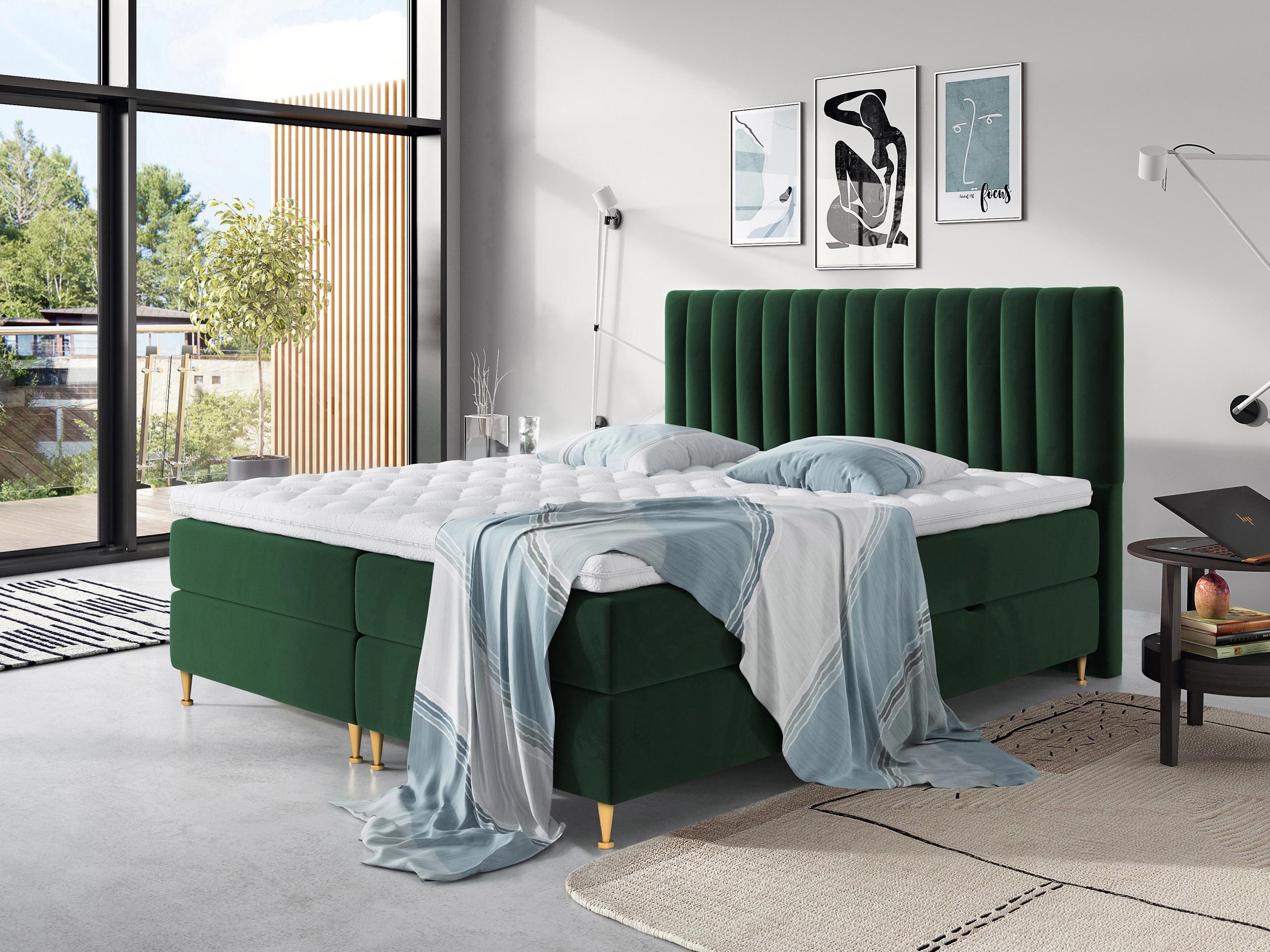 MIRJAN24 Boxspringbett Elegance (Topper, Matratze und günstig online kaufen