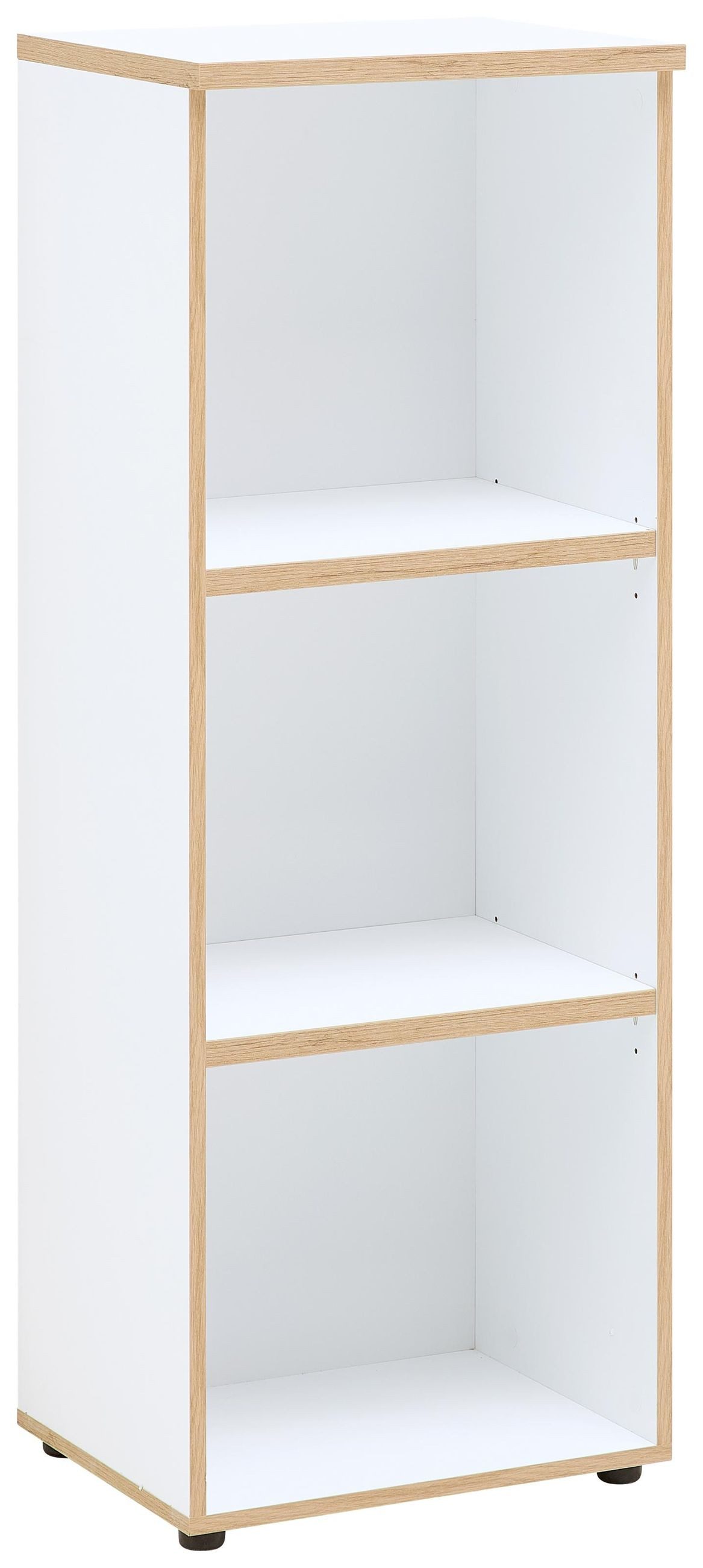 Innostyle Mehrzweckschrank Büroregal MEMPHIS WH14 Weiß & Artisan Eiche 45 cm