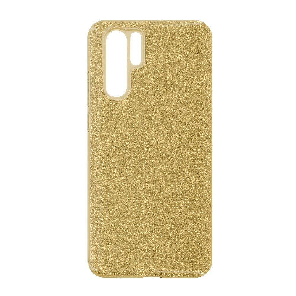 Handytasche Glitzernde Silikon Handyhülle für Huawei P30 Pro Gold cnt1290 (Silikonhülle)