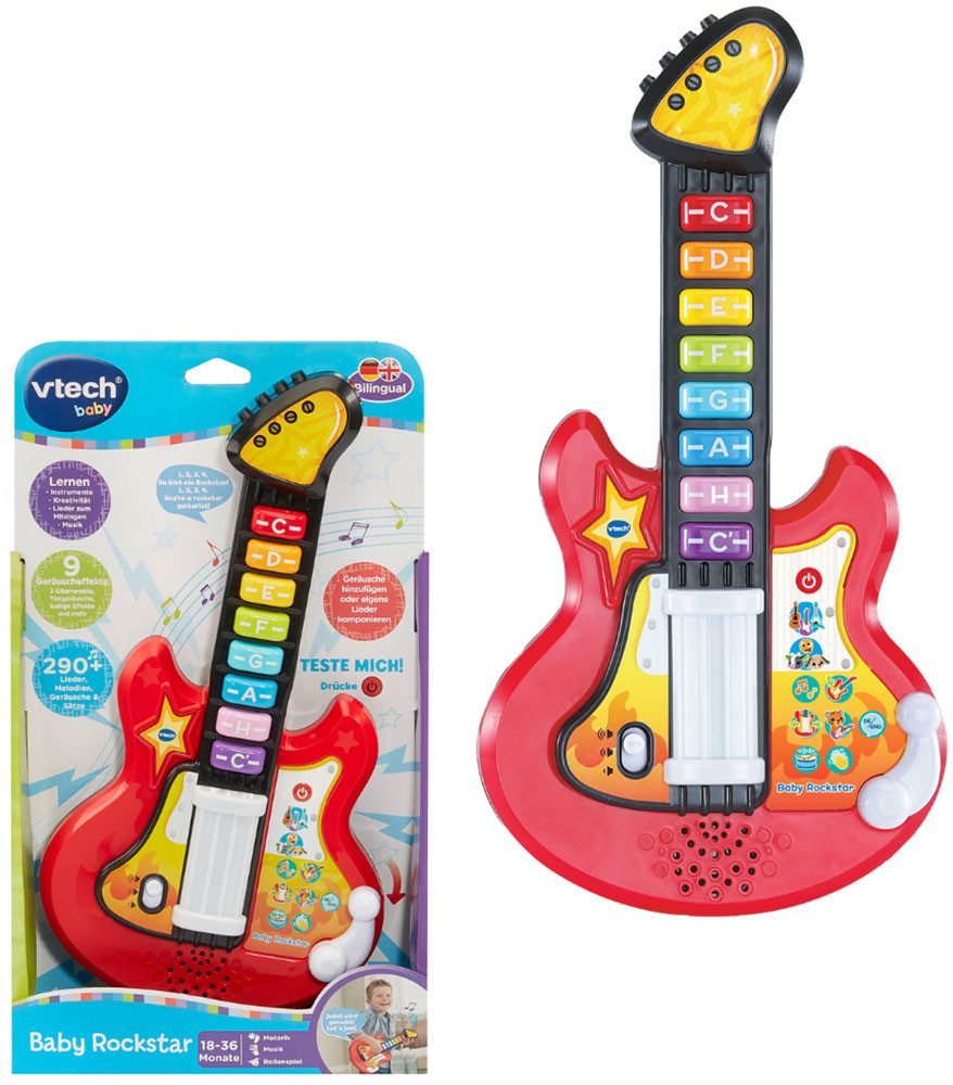 Vtech® Spiel-Gitarre Vtech Baby, Baby Rockstar, mit Sound