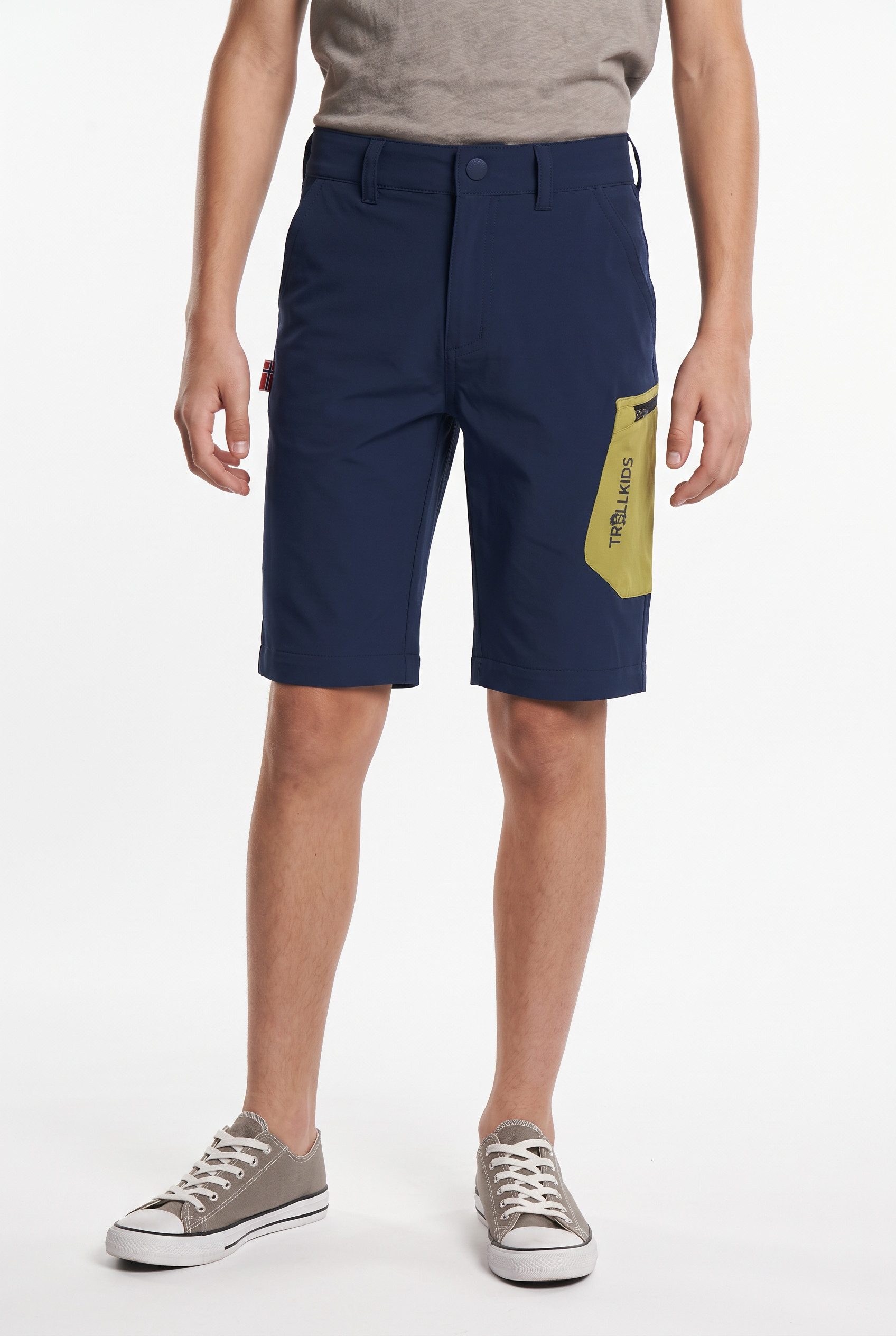 TROLLKIDS Zip-off-Hose Kids Preikestolen Double Zip-Off Pants für Kinder, sportlich, aus Polyamid und Elasthan, schnelltrocknend