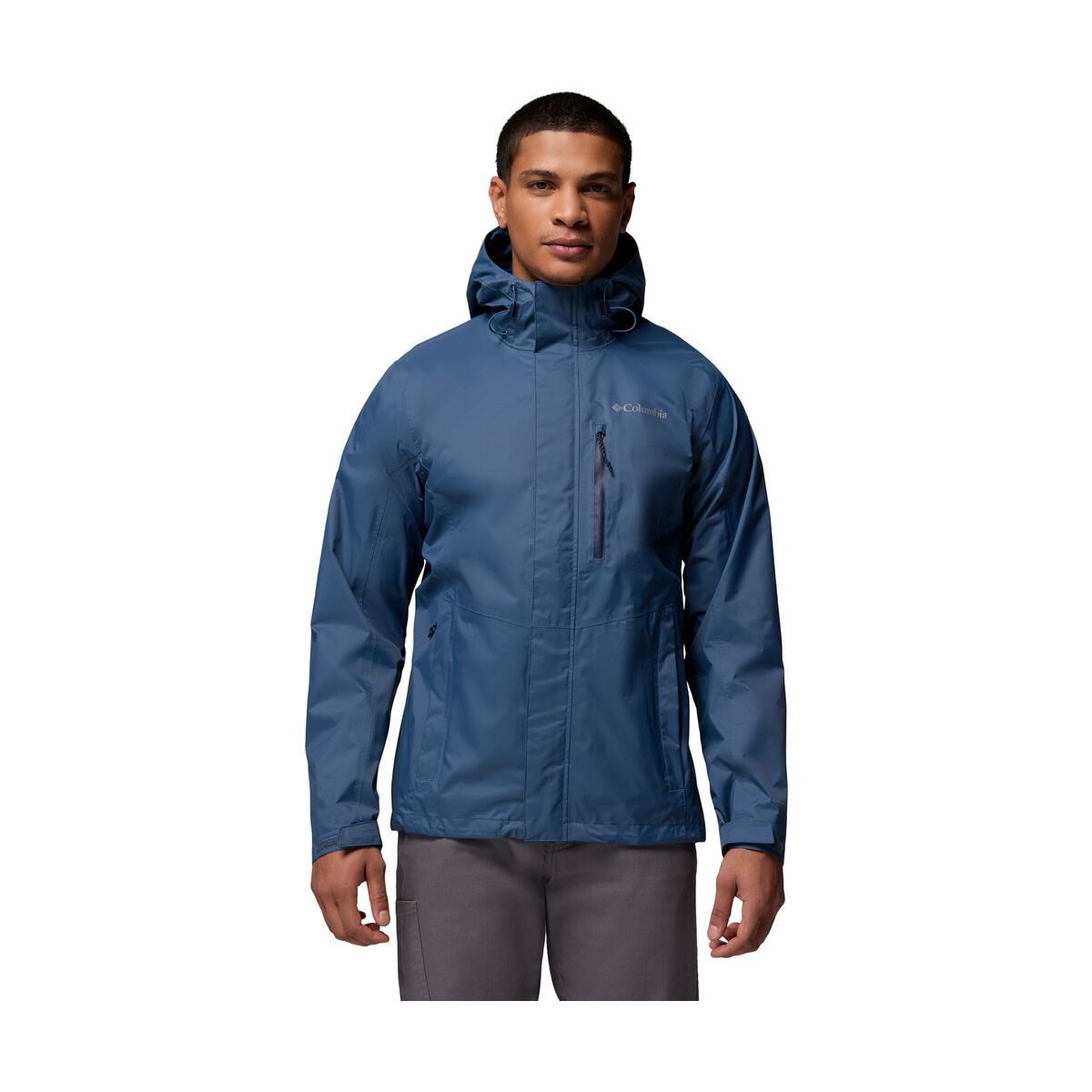 Columbia Outdoorjacke Men's Pouring Adventure III Jacket Wasserdichte, atmungsaktive Outdoor-Jacke mit verstellbarer Kapuze