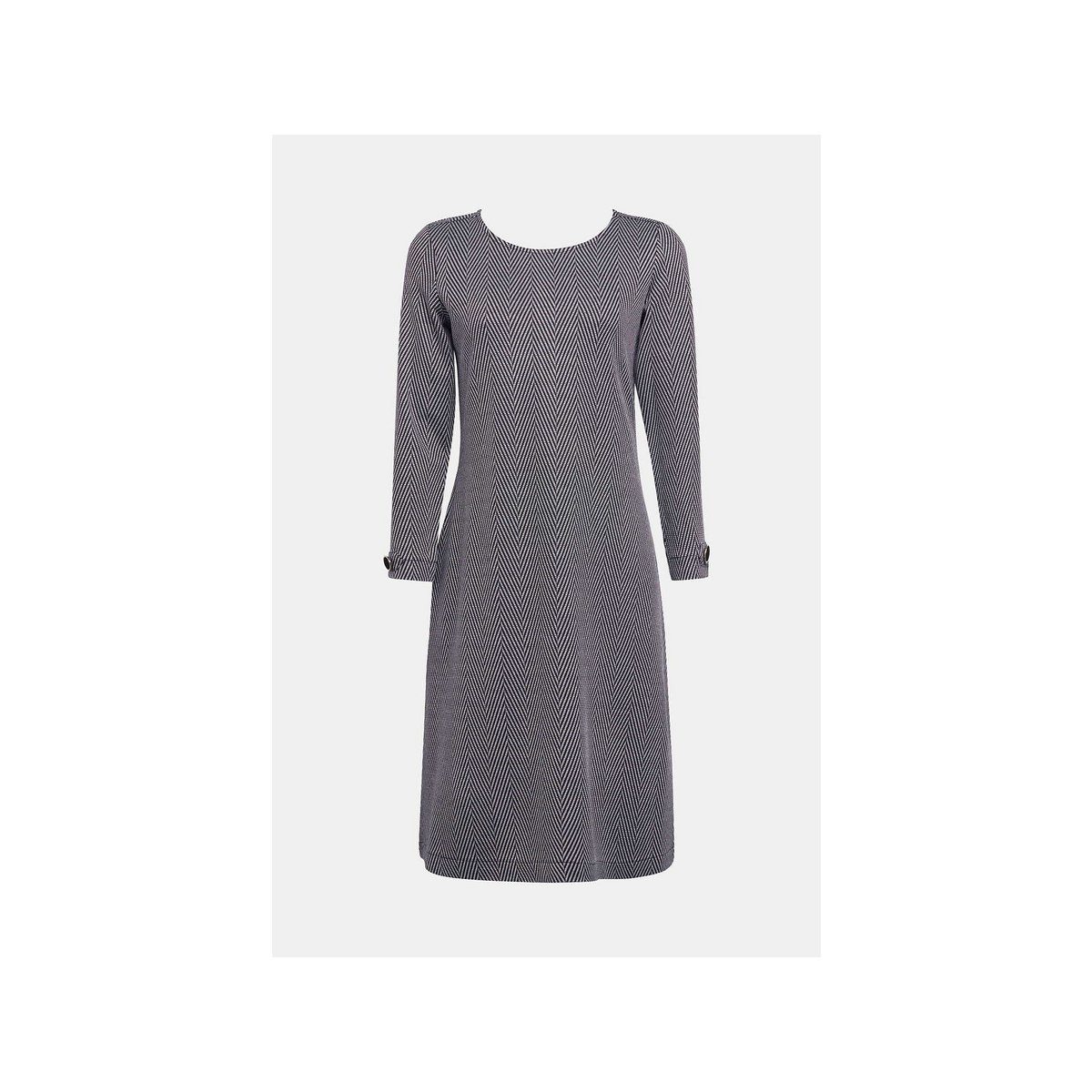 Esprit Jerseykleid schwarz (1-tlg) tailliert