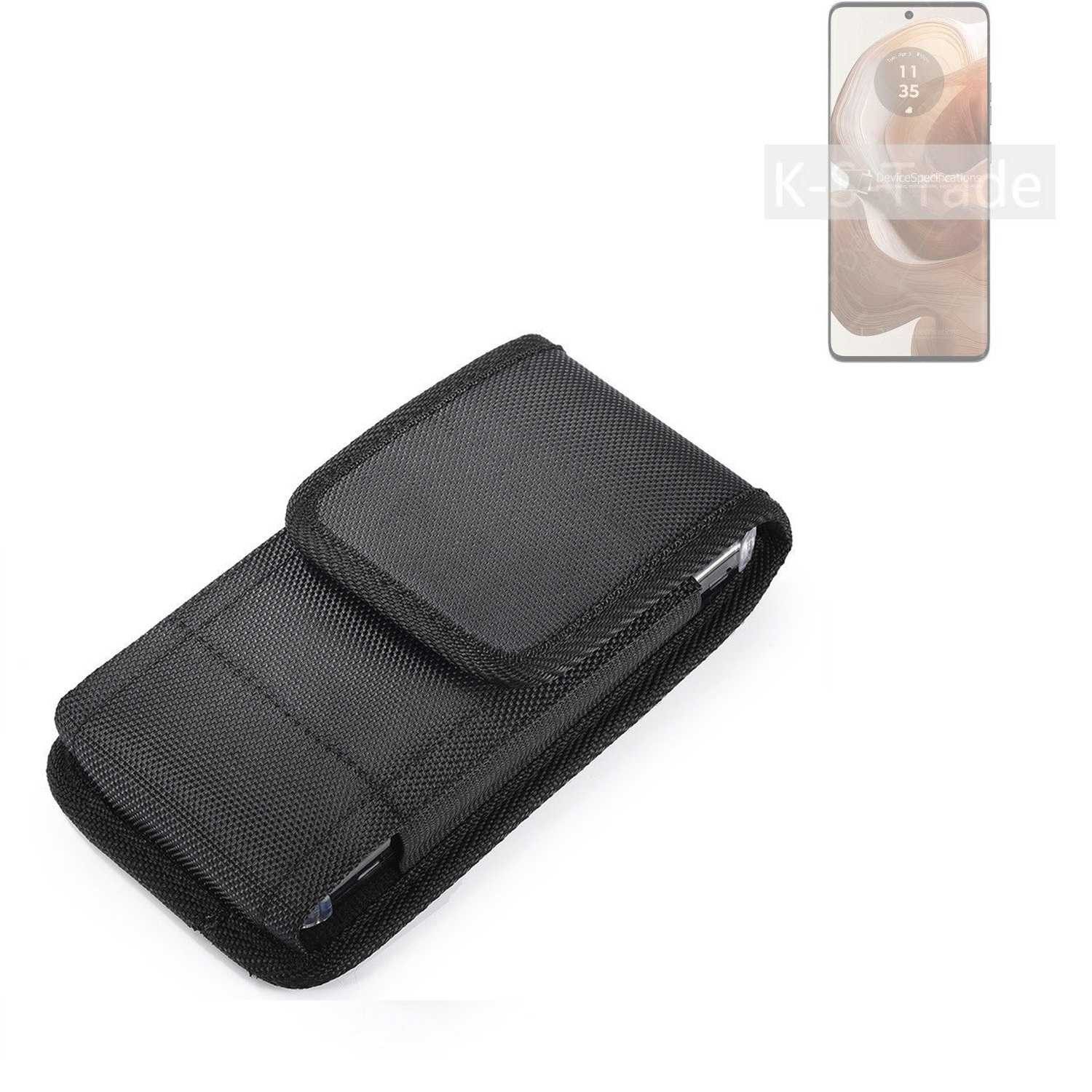 K-S-Trade Kameratasche für Motorola Moto X50 Ultra, Holster Gürteltasche Holster Gürtel Tasche wasserabweisend Handy