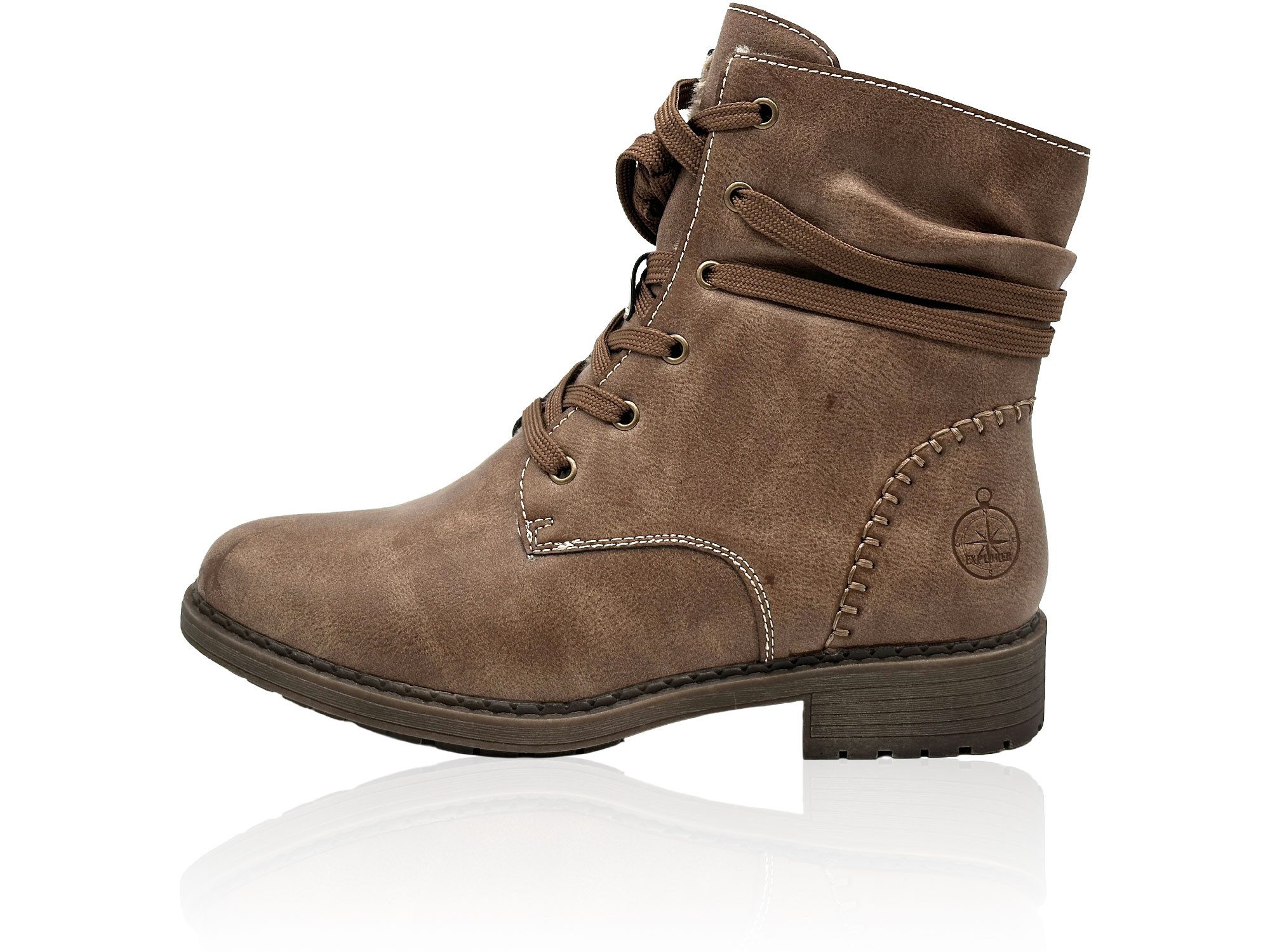 Nowaland Damen Winterstiefeletten mit Warmfutter Winterstiefelette Gefütter günstig online kaufen