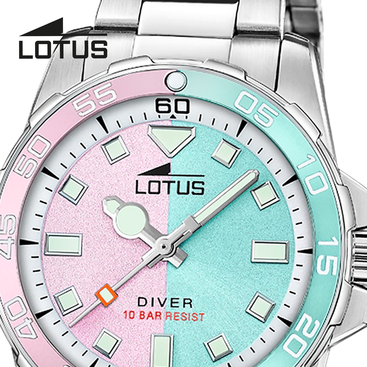 Lotus Chronograph Lotus Damenuhr Edelstahl silber günstig online kaufen