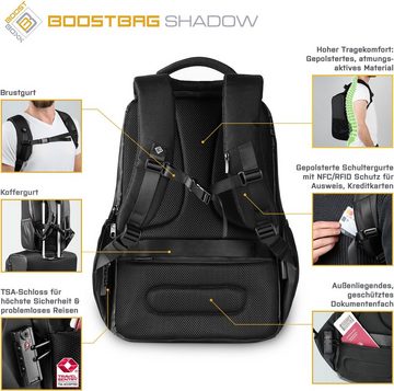 BoostBoxx Notebookrucksack Boostbag Shadow