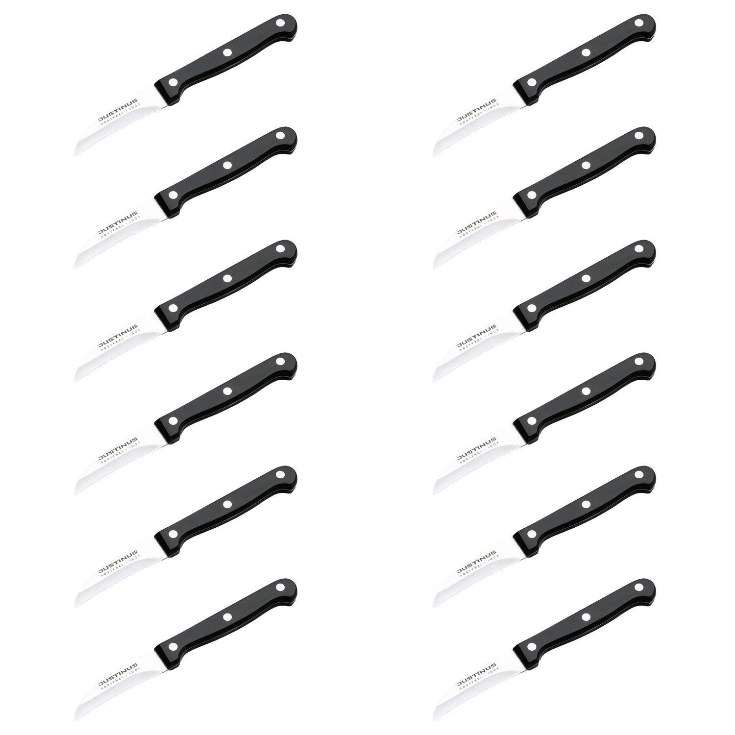 Justinus Schälmesser KÜCHENCHEF, L 18 cm, Edelstahl, Griff aus Bakelit, Spülmaschinengeeignet