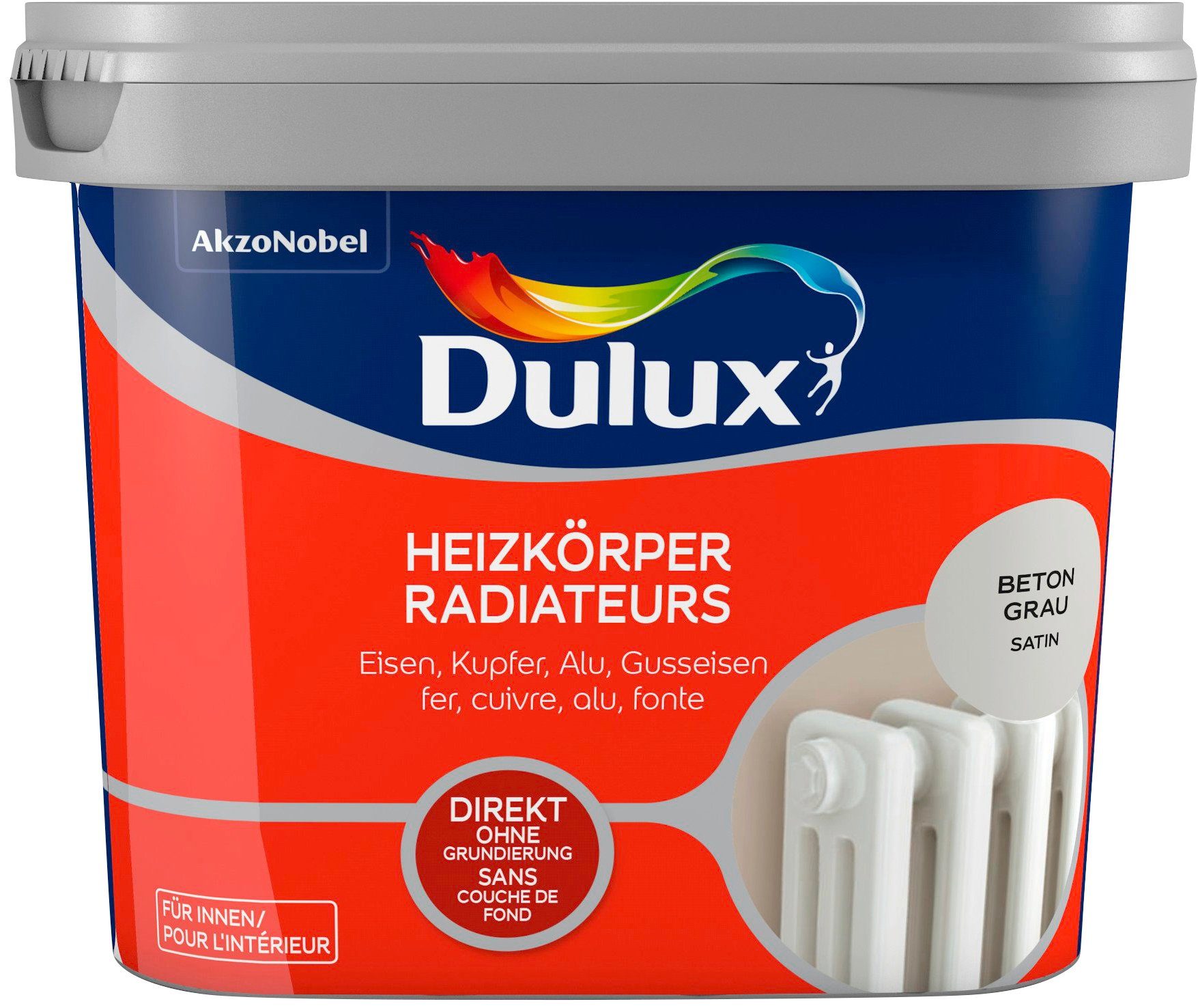 Dulux Heizkörperlack Fresh Up, beton grau, 0,75 l