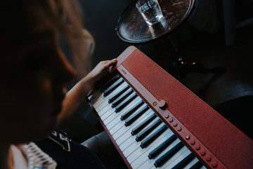 CASIO Home-Keyboard Piano-Keyboard, CT-S1RDSP, ideal für Piano-Einsteiger und Klanggourmets