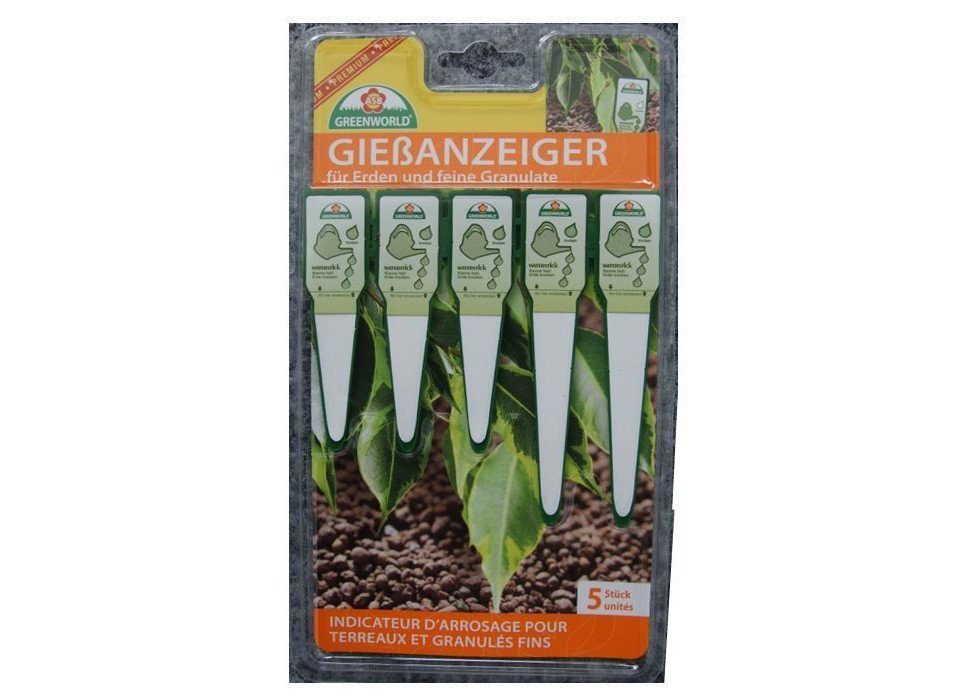 ASB Greenworld Gießkanne ASB Greenworld Gießanzeiger 5 Stück