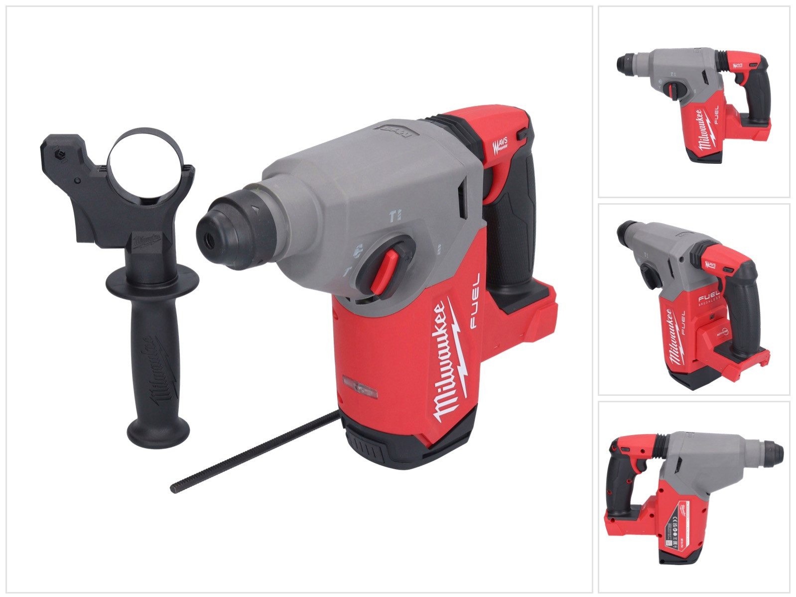 Milwaukee Schlagbohrmaschine M18 FH-0 Akku Bohrhammer 18 V 2,5 J SDS plus Brushless (4933478499)