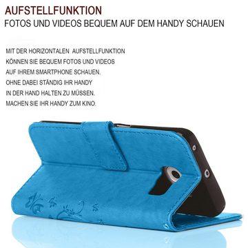 Numerva Handyhülle Bookstyle Flower für Xiaomi Redmi Note 11 Pro 5G, Handy Tasche Schutzhülle Klapphülle Flip Cover mit Blumenmuster