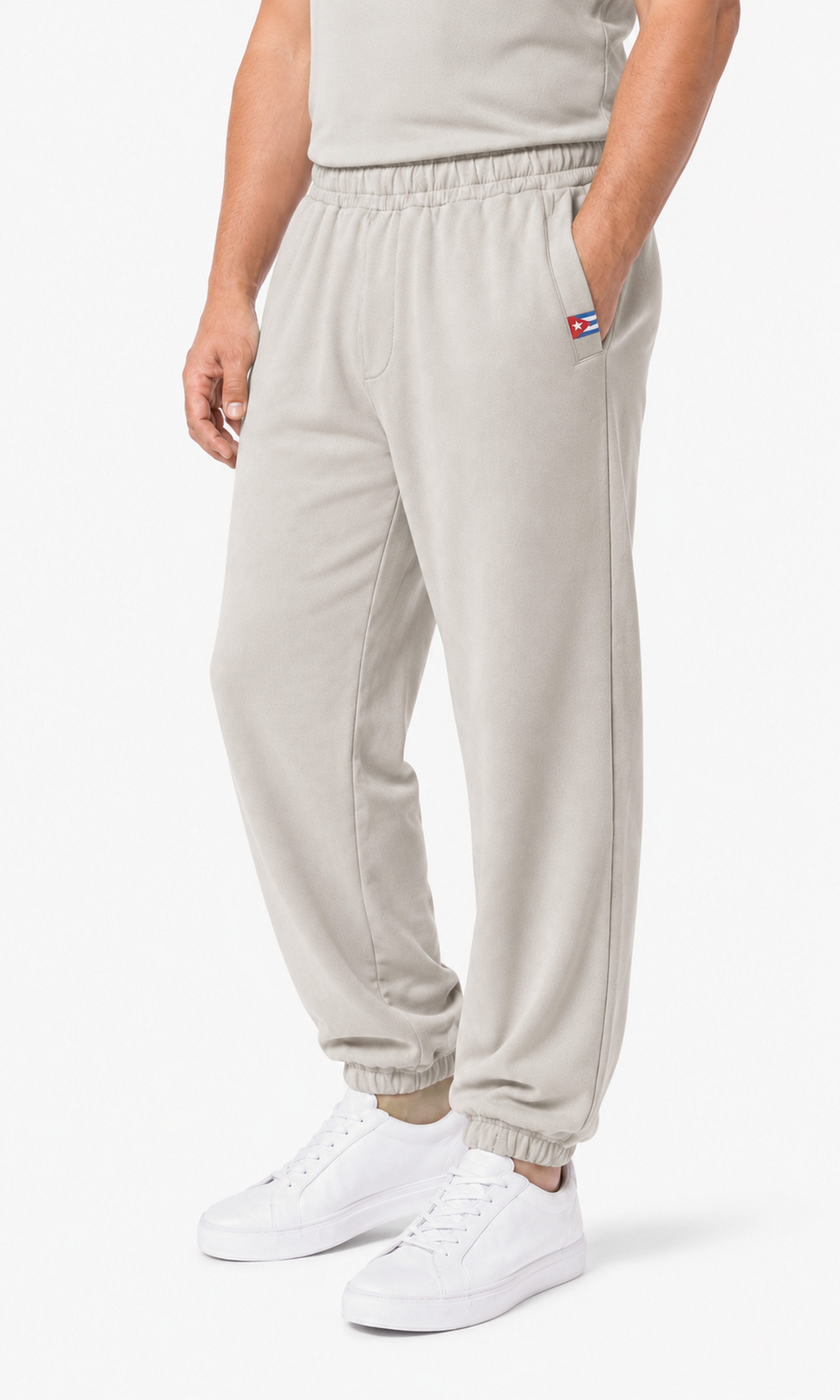 CUBAIANS Jogginghose Caonao Herren Baggy Pant Hose Freizeit Loose Fit Sweat mit Bündchen Elastischer Bund mit Tunnelzug