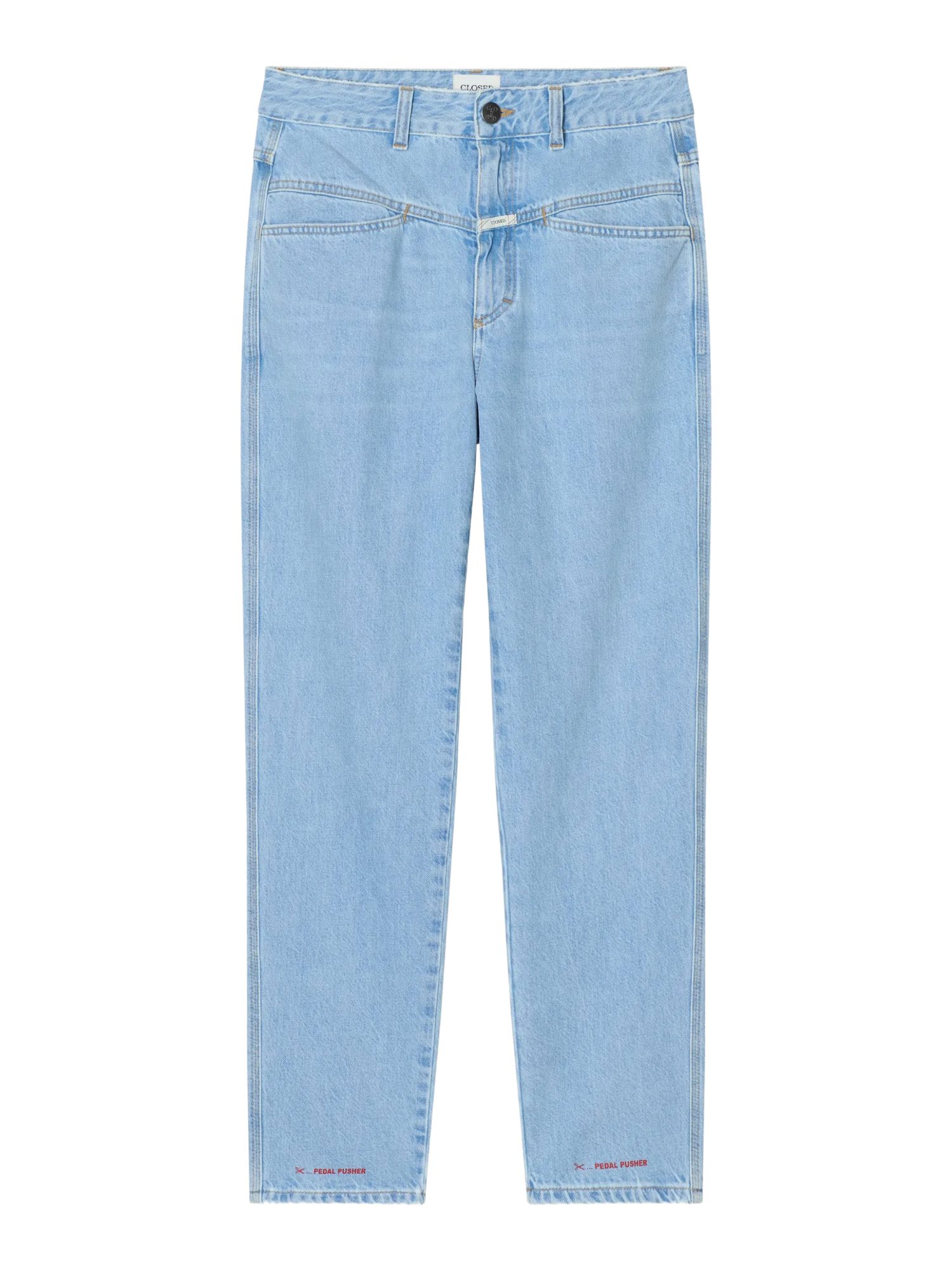 CLOSED Stoffhose blau, Casual, Baumwolle, Unifarben, Relaxed Fit, Hoch