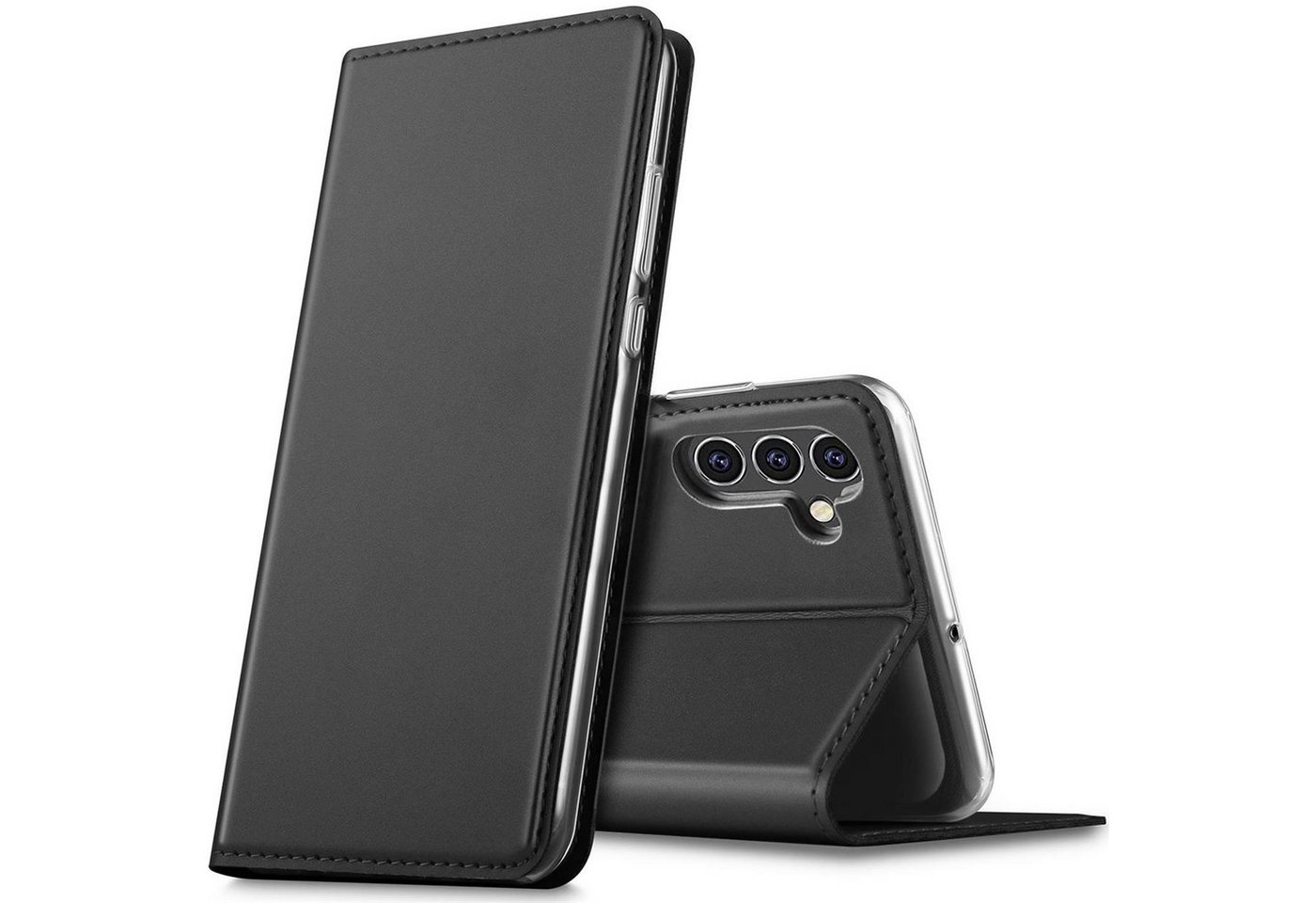 CoolGadget Handyhülle Klapptasche Wallet Kartenfach für Samsung Galaxy A05s 6,7 Zoll, Ultra Slim Flip Case Hülle Klapphülle Cover Schutzhülle
