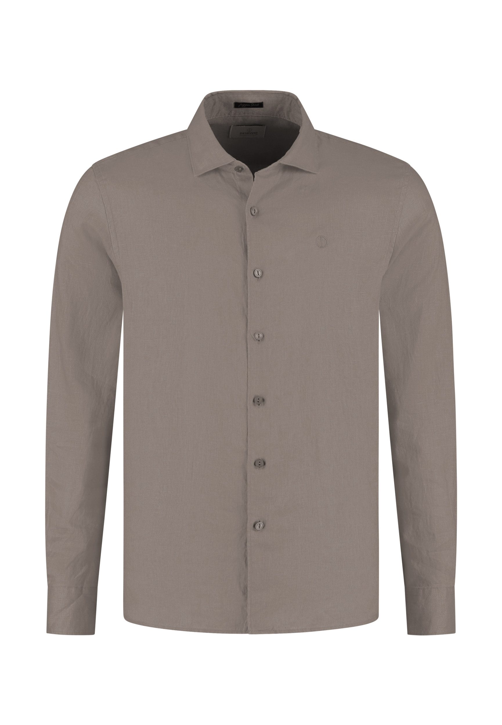 Dstrezzed Flanellhemd Jagger Shirt Grey Brown