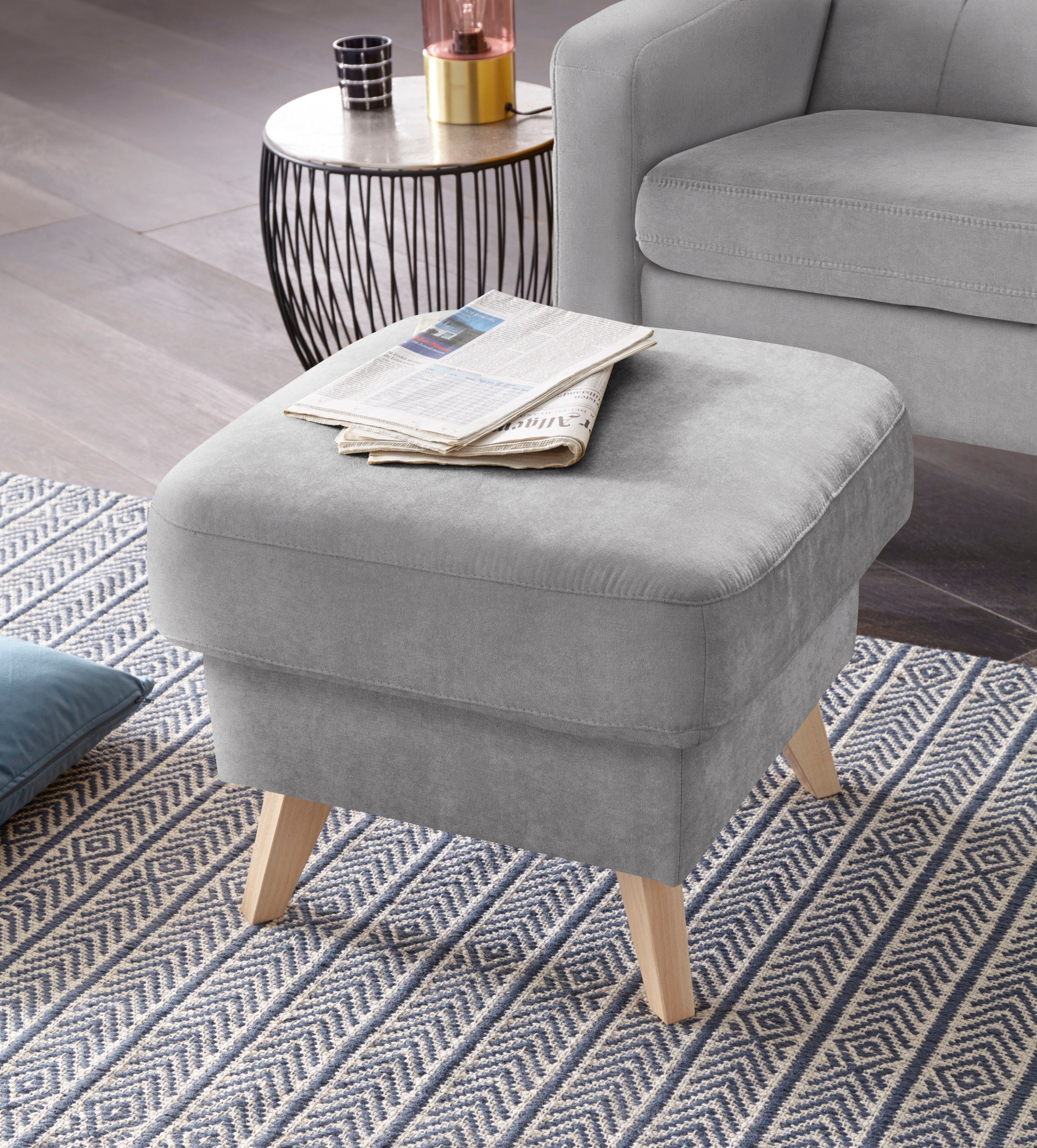 exxpo - sofa fashion Hocker Nappa günstig online kaufen
