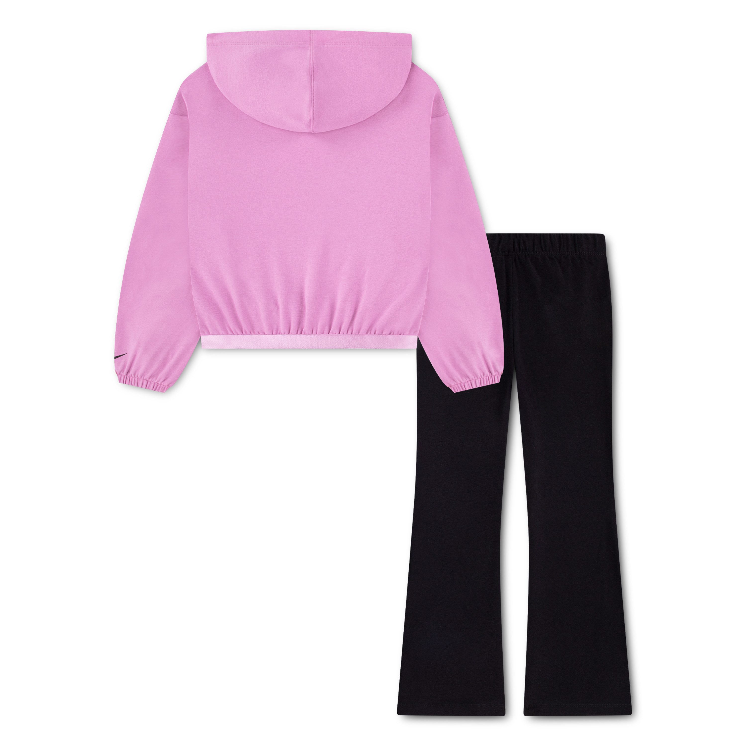 Nike Sportswear Top & Hose NKG MOVE WITH NATURE LEGGING S (2-tlg) für aktive Kinder, Leggings aus Baumwoll-Stretch-Jersey