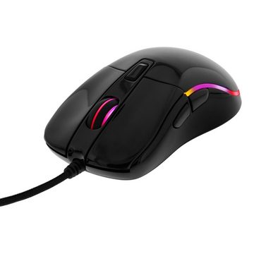 DELTACO GAM-085 Optische Gaming Maus RGB PMW3325, 400-5000 DPI 1000 Hz USB Maus (inkl. 5 Jahre Herstellergarantie)