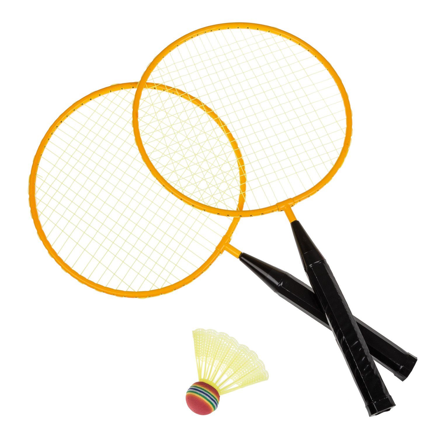 Idena Badmintonschläger Idena 7408408 - Badminton Set Junior mit 2 Schlägern und einem Ball, (Set, 2 Schläger, 1 Ball, 1 Tasche)