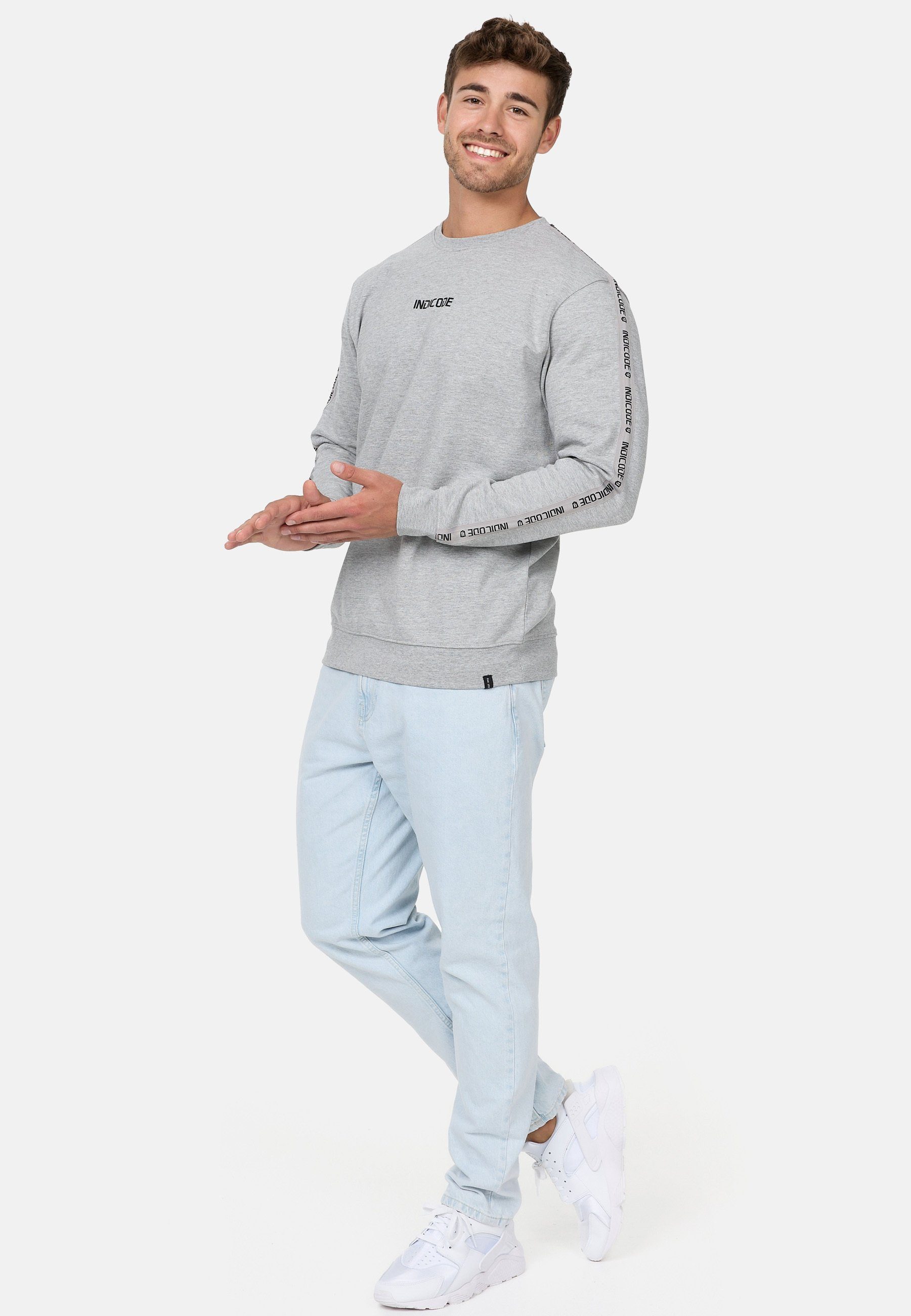 Indicode Sweater Herren INKorbin Sweatshirt Herrenpulli