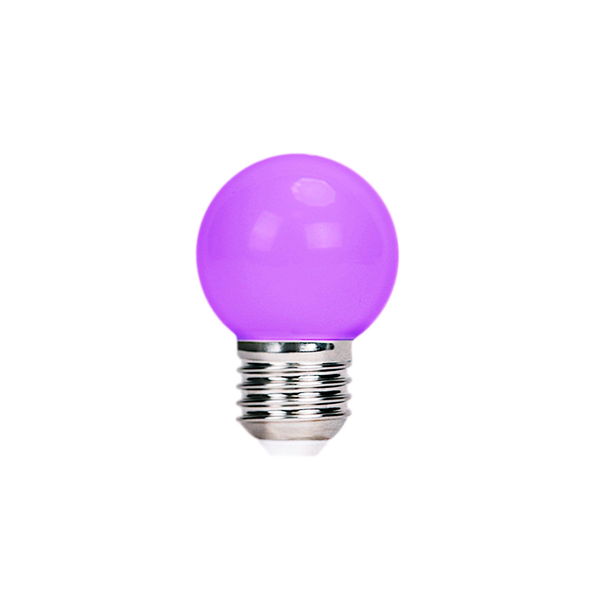 Forever Light LED-Leuchtmittel für dekorative Beleuchtung, E27, 5 St., Lila