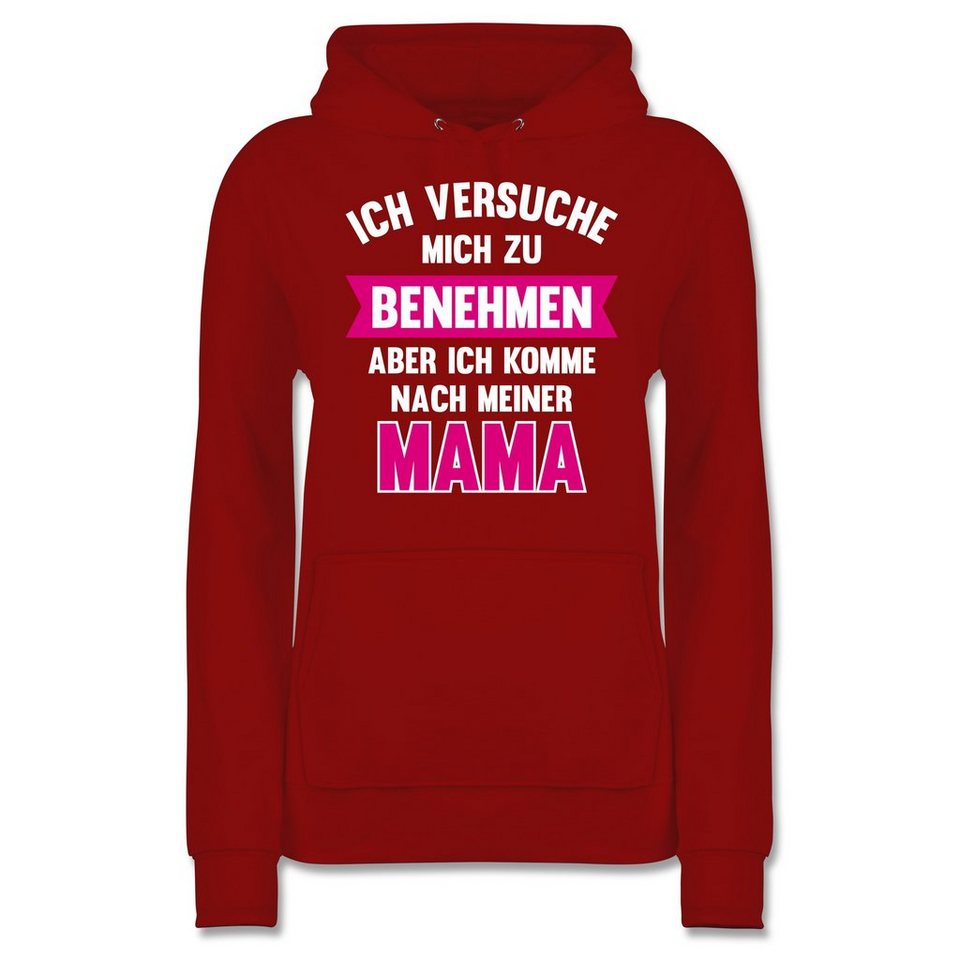 Ich versuche Mich zu benehmen Aber ich komme nach meiner Oma Baby T-Shirt Langarm Shirtracer Spr/üche Baby