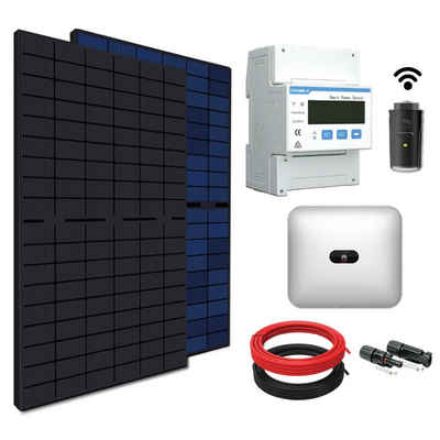 EPP.Solar Solaranlage 5160W Photovoltaik Solaranlage Set mit 12x430W Bifaziale Solarmodule, (Komplettset und Huawei SUN2000 5KTL M1 HC Hybrid Wechselrichter)