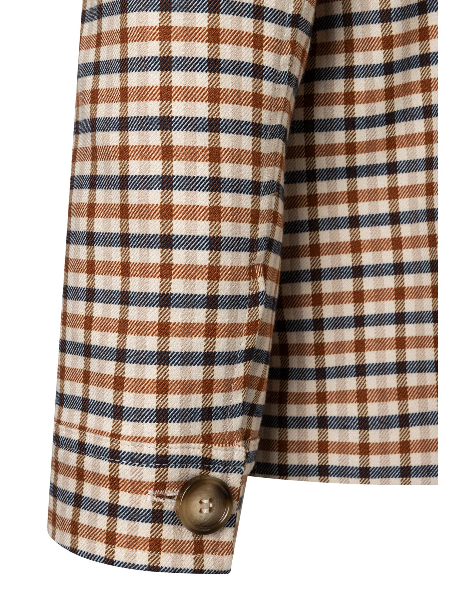 MORE&MORE Kurzblazer karierter Kurzblazer, Retro-Look