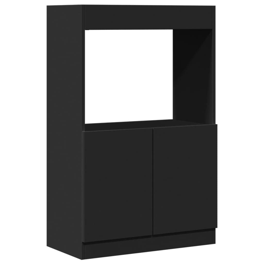 vidaXL Bücherregal Highboard Schwarz 63x33x100 cm günstig online kaufen