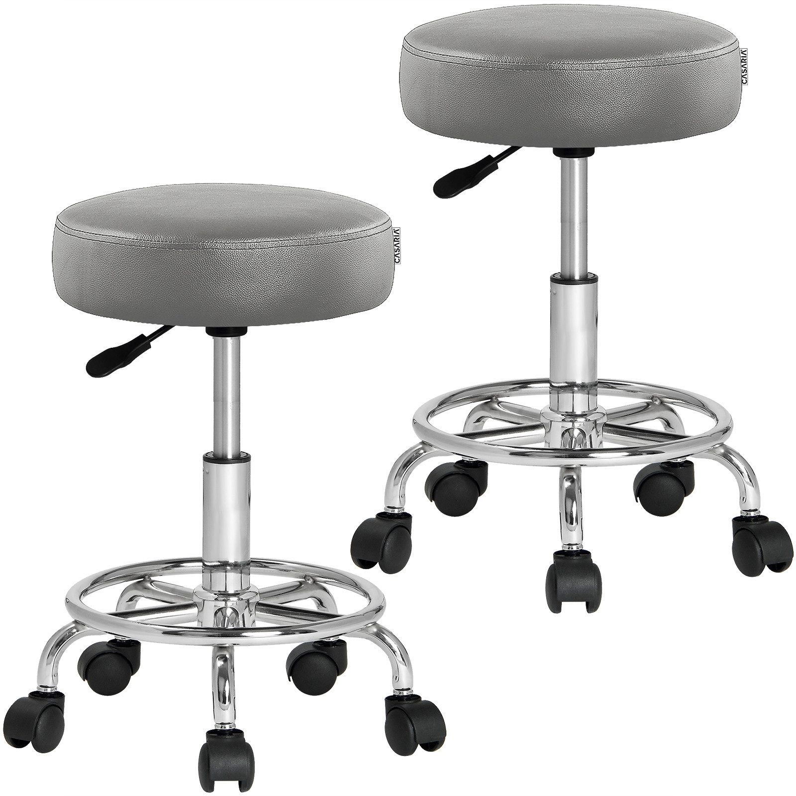 Casaria Drehhocker, 2er Set Höhenverstellbar 10cm günstig online kaufen