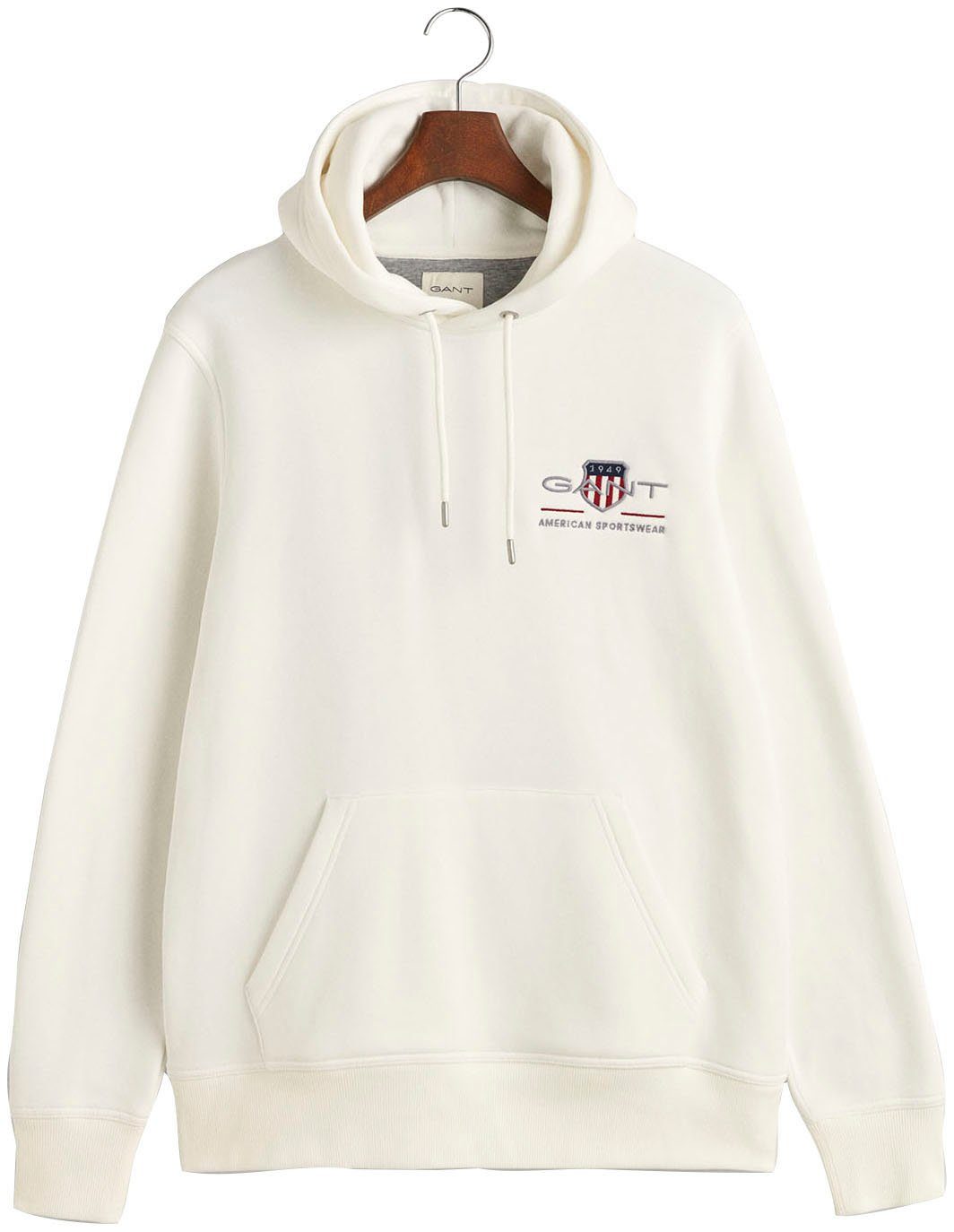 EGGSHELL MEDIUM REG HOODIE Hoodie ARCHIVE Gant SHIELD