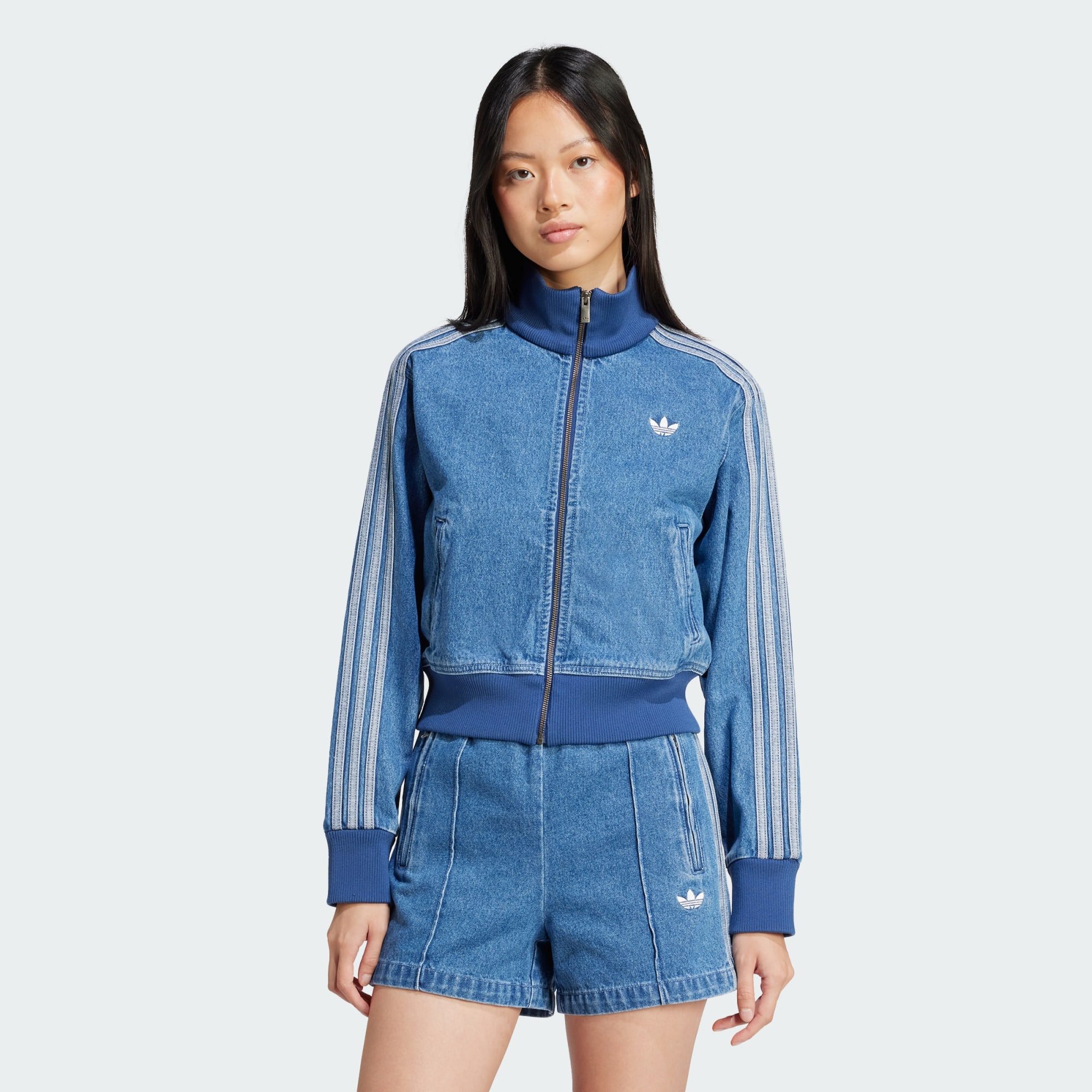 adidas Originals Outdoorjacke ADICOLOR DENIM TRACK TOP (1-St) günstig online kaufen