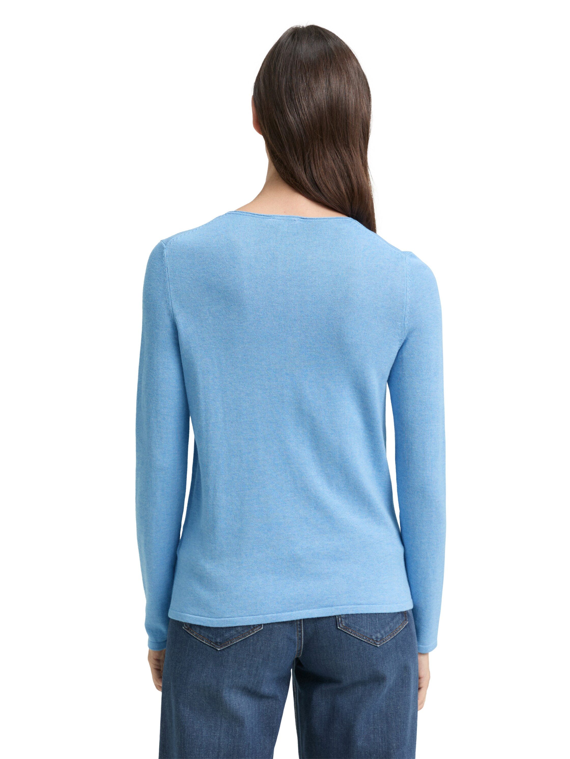 TOM TAILOR V-Ausschnitt-Pullover aus Feinstrick günstig online kaufen