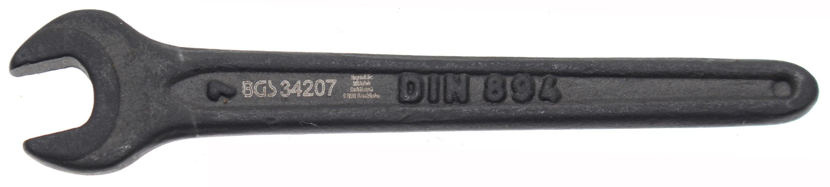BGS technic Maulschlüssel Einmaulschlüssel, DIN 894, SW 7 mm