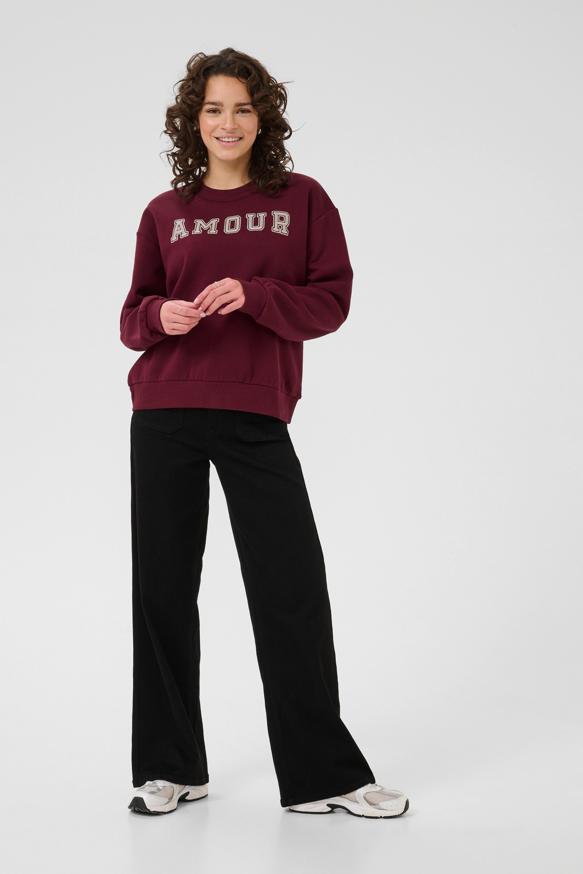 KAFFE Fleecepullover Sweatshirt KAelenora günstig online kaufen