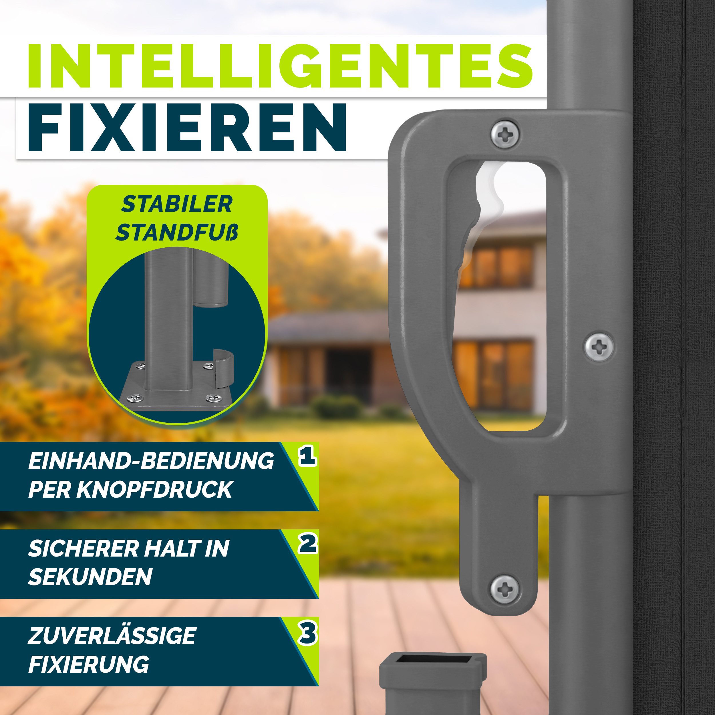 tillvex Seitenmarkise tillvex® Seitenmarkise ausziehbar Markise Wandmarkise Sichtschutz